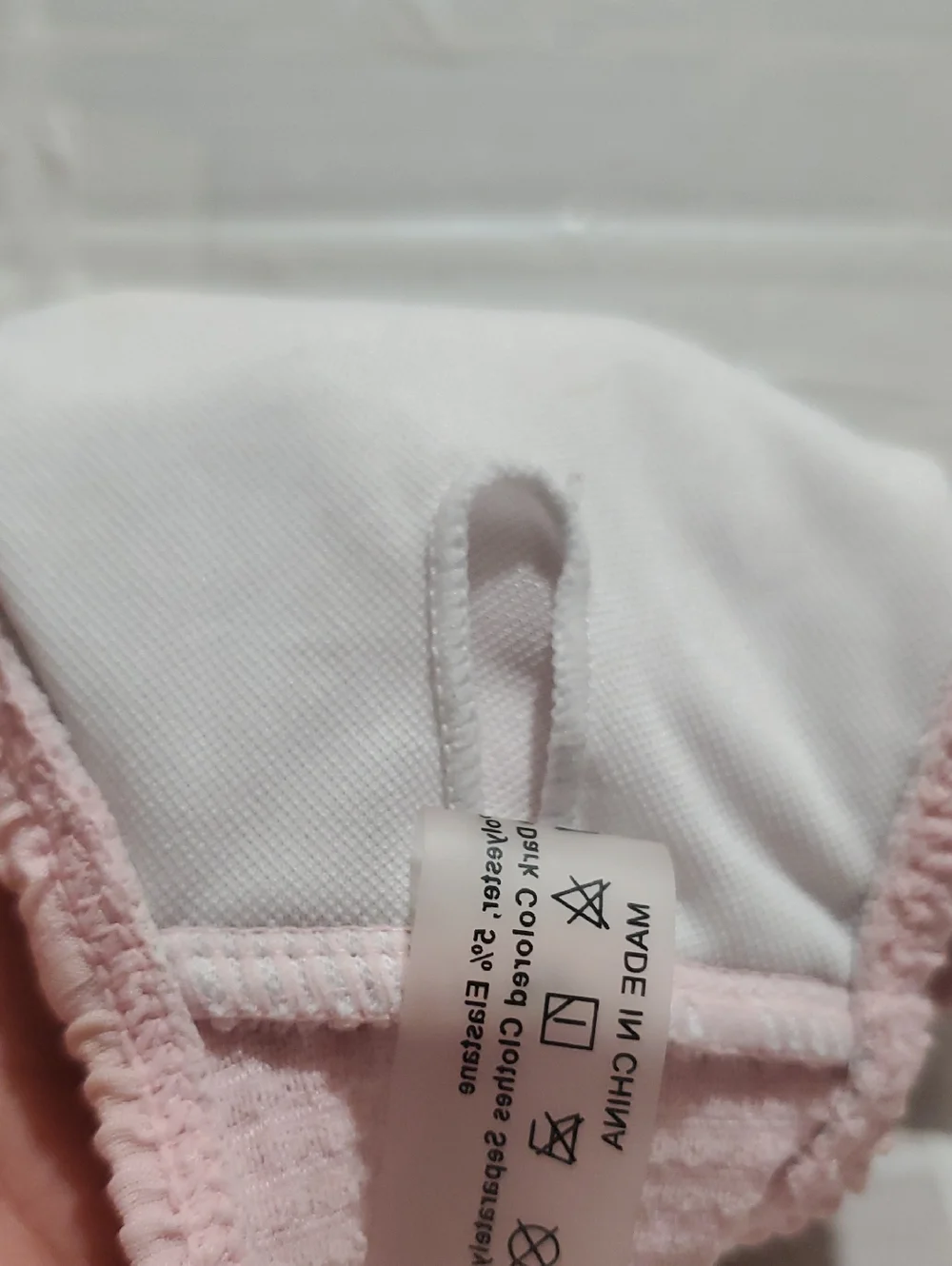 Halter Pink Heart-Accent Knit Vikini Top - Women Intimates & Sleepwear Size S